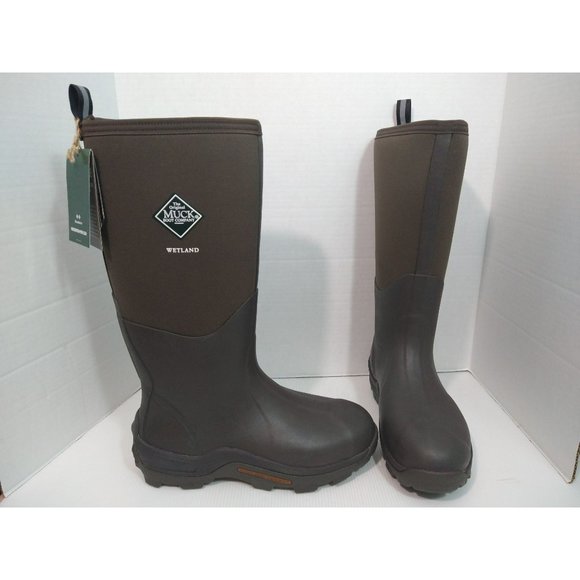 Muck Shoes Muck Boots Wet998k Mens Size 2 Wetland Rubber Premium